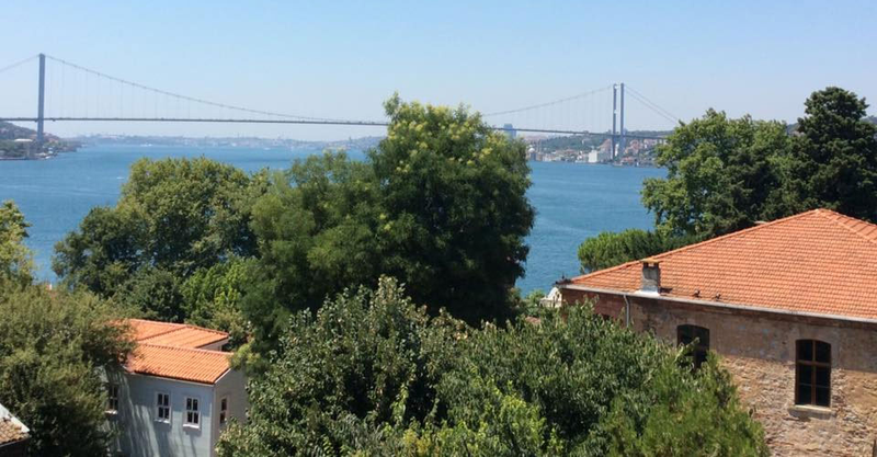 The view from the Scimemi’s Istanbul apartment | Image: Imgur